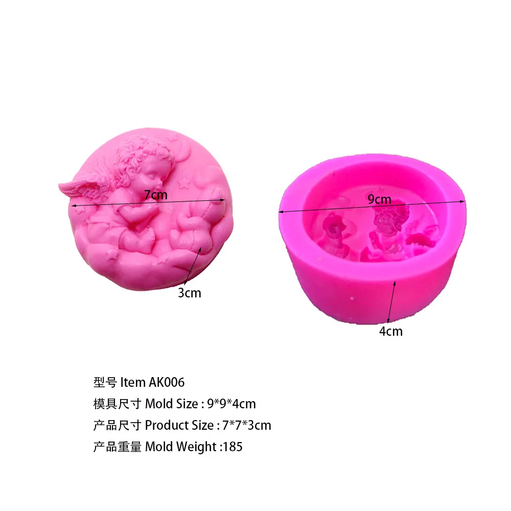 Angel baby силиконовая форма для шоколада украшения торта мыло AK006 BKSILICONE|cake
