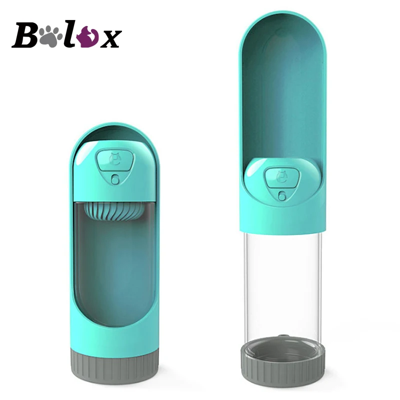 Портативный диспенсер для бутылки с водой собак путешествий кормления питьевой