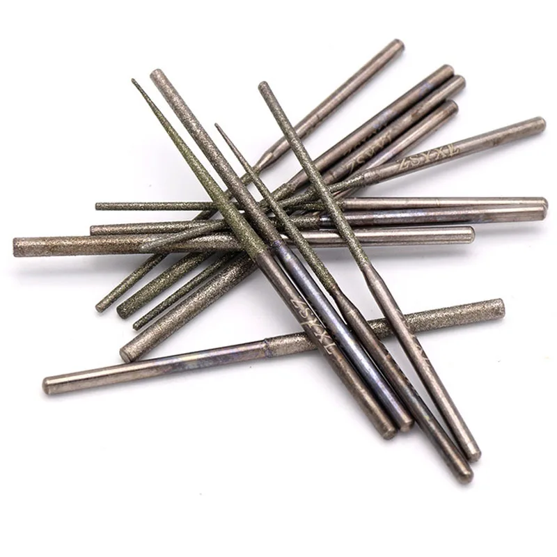 1 шт. алмазная шлифовальная головка 2-2 6 мм шлифовальные иглы сверла для металла