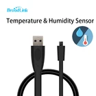 Broadlink HTS2 USB порт датчик температуры и влажности детектор работает с Broadlink bestcon RM4 miniRM4 Pro Smart Remote
