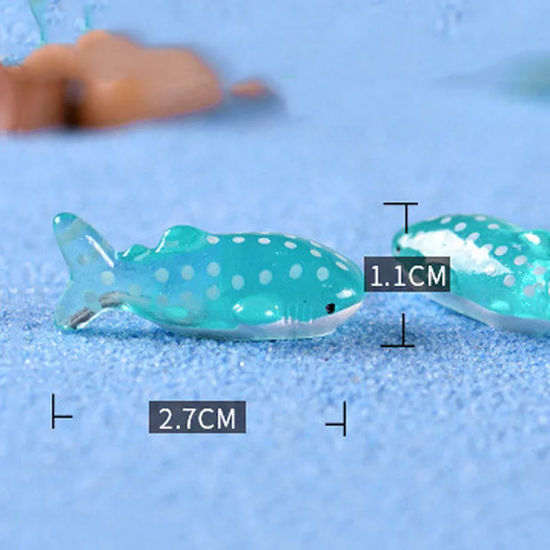 5 шт./лот Мини милая кукла пятна Акула Рыба фигурка миниатюрная Фея экшн-фигурка