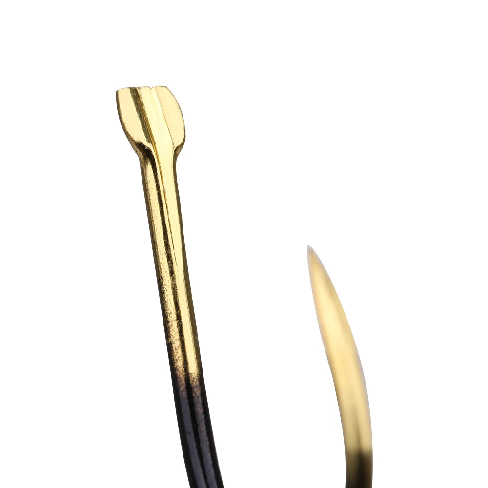 10 шт./упак. Высокое качество Sharp рыболовных крючков с бородкой и Цветной Вольфрам