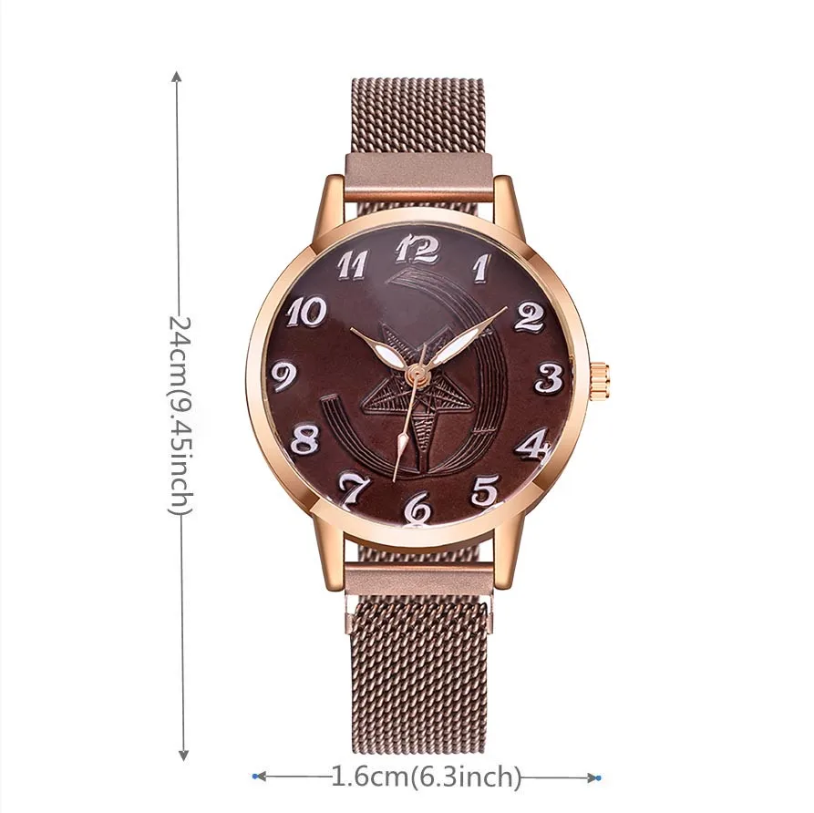 

Women Magnetic Buckle Strap Steel Strap Fine Watch Wristwatch Women Bracelet Luxury Watch Casual Relogio Femenino Gift