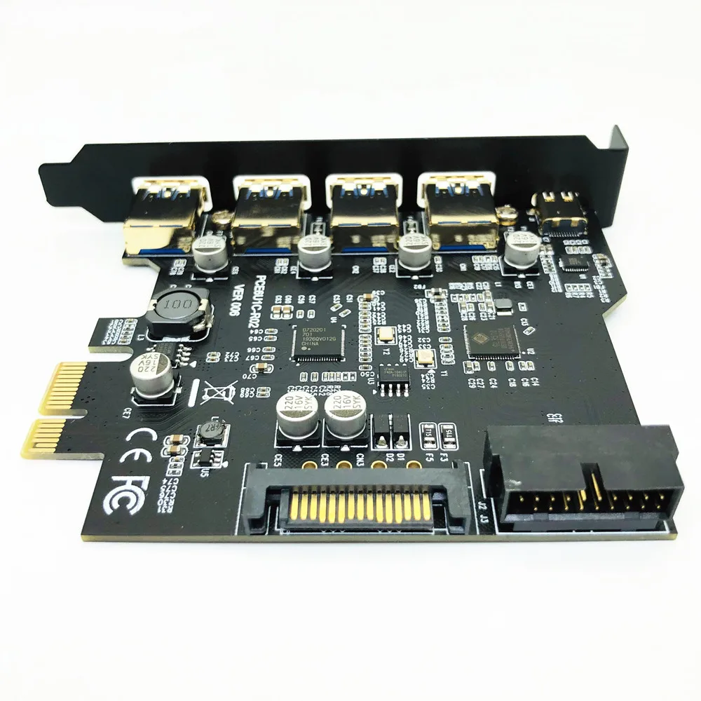 плата расширения pci express usb 30 адапте