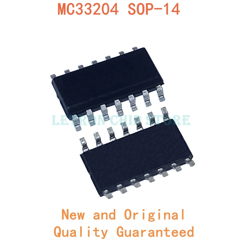 

5 шт. MC33204 SOP14 MC33204D SOP-14 MC33204DG SOP MC33204DR2G SOIC14 SOIC-14 SMD новый и оригинальный чипсет IC