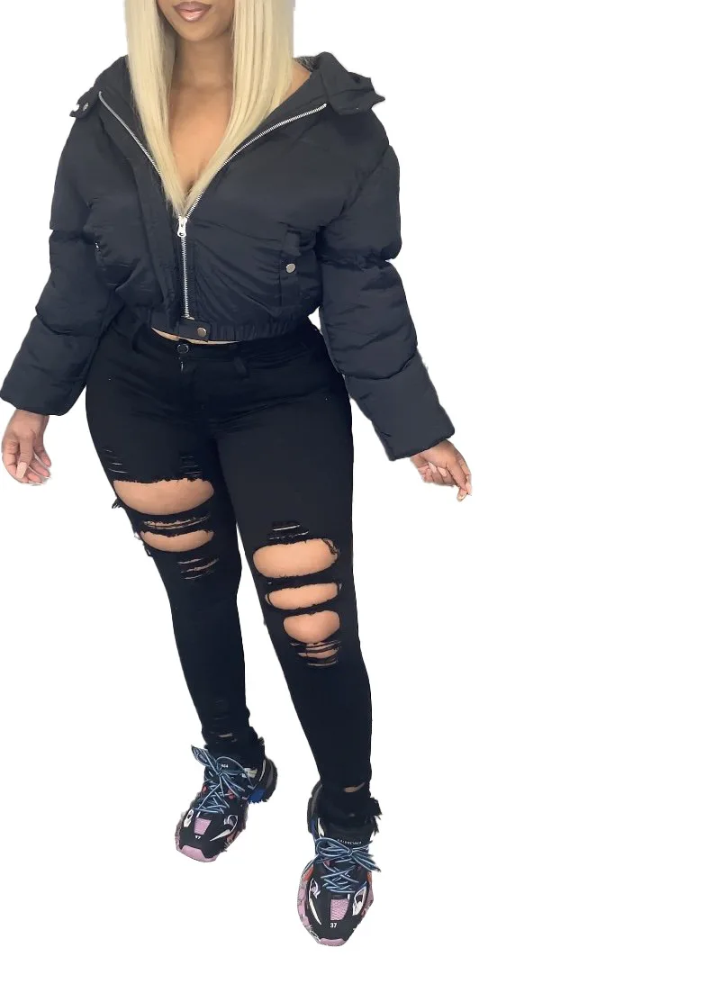 

2020 Winter Womn Casual Solid Keep Warm Bread Coats New Lady's Turn-down Collar Zipper Long Sleeve Shorts Cotton-padded Jackets