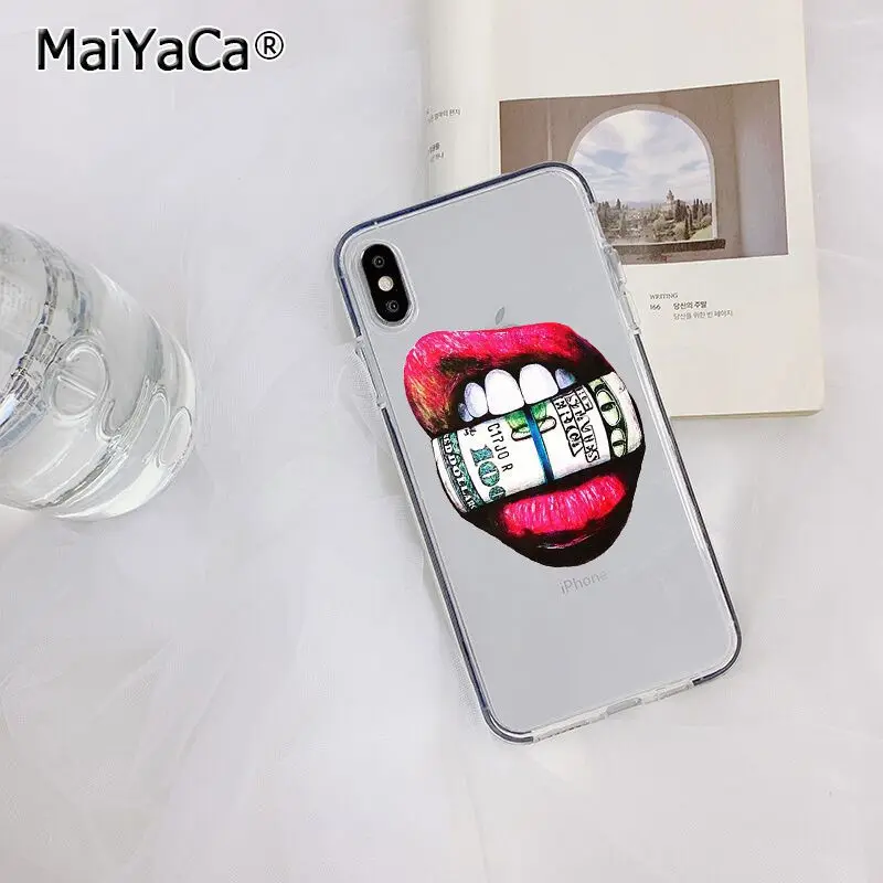 MaiYaCa Розовый сделать деньги не друзья каш черная голова девушка чехол для телефона для Apple iphone 11 pro 8 7 66S Plus X XS MAX 5S SE XR