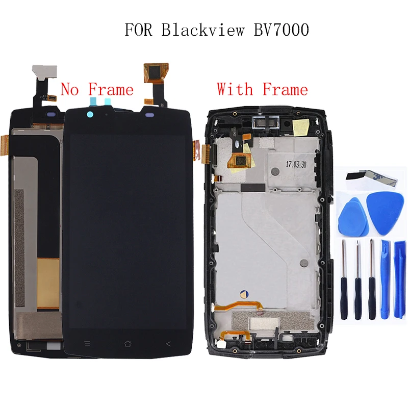 

5.0" LCD Display For Blackview BV7000 BV7000 Pro LCD Screen+Touch Screen digitizer replacement For Blackview BV 7000 Repair kit