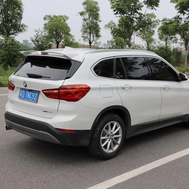 Задний спойлер для BMW X1 2016 2017 2018 задний из АБС материала на крышу багажника новый