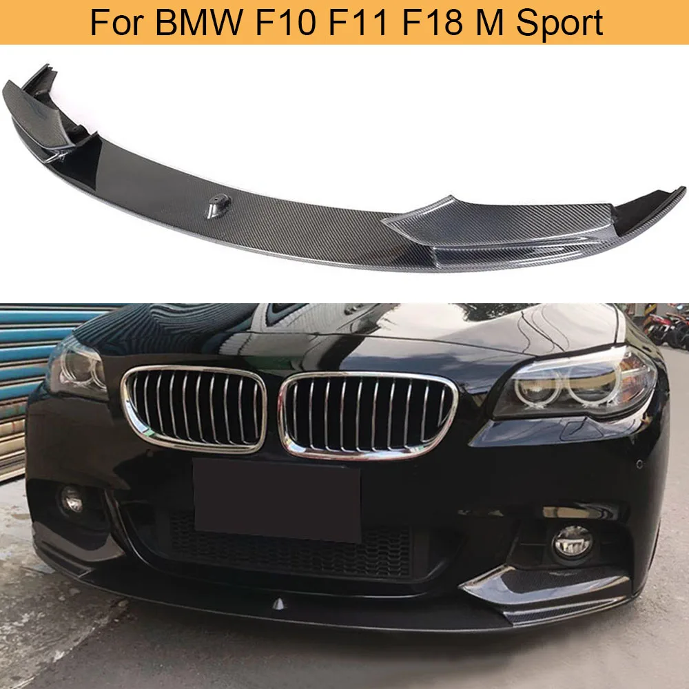 Автомобильный передний бампер спойлер для BMW 5 серии F10 F11 F18 M Sport 2013 2016 губа