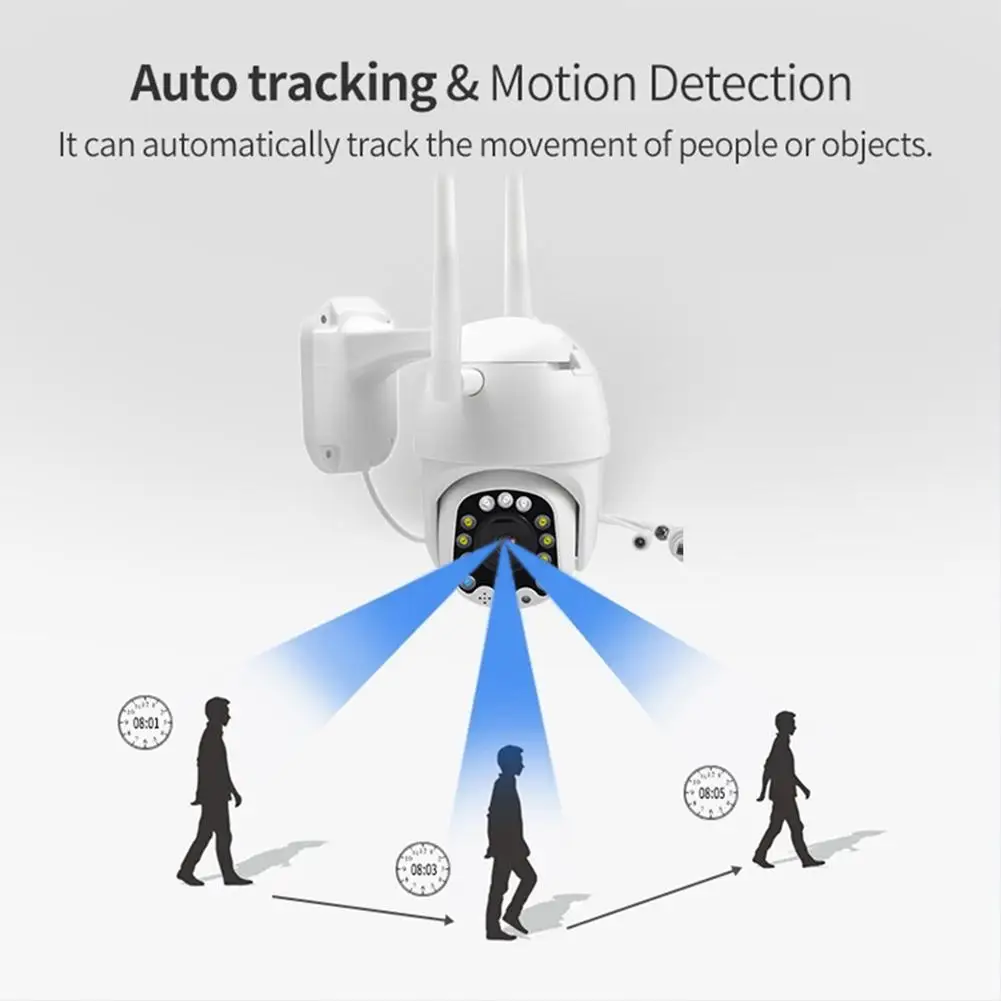 1080P светодиодный мини wifi наружная купольная ip-камера для домашней безопасности