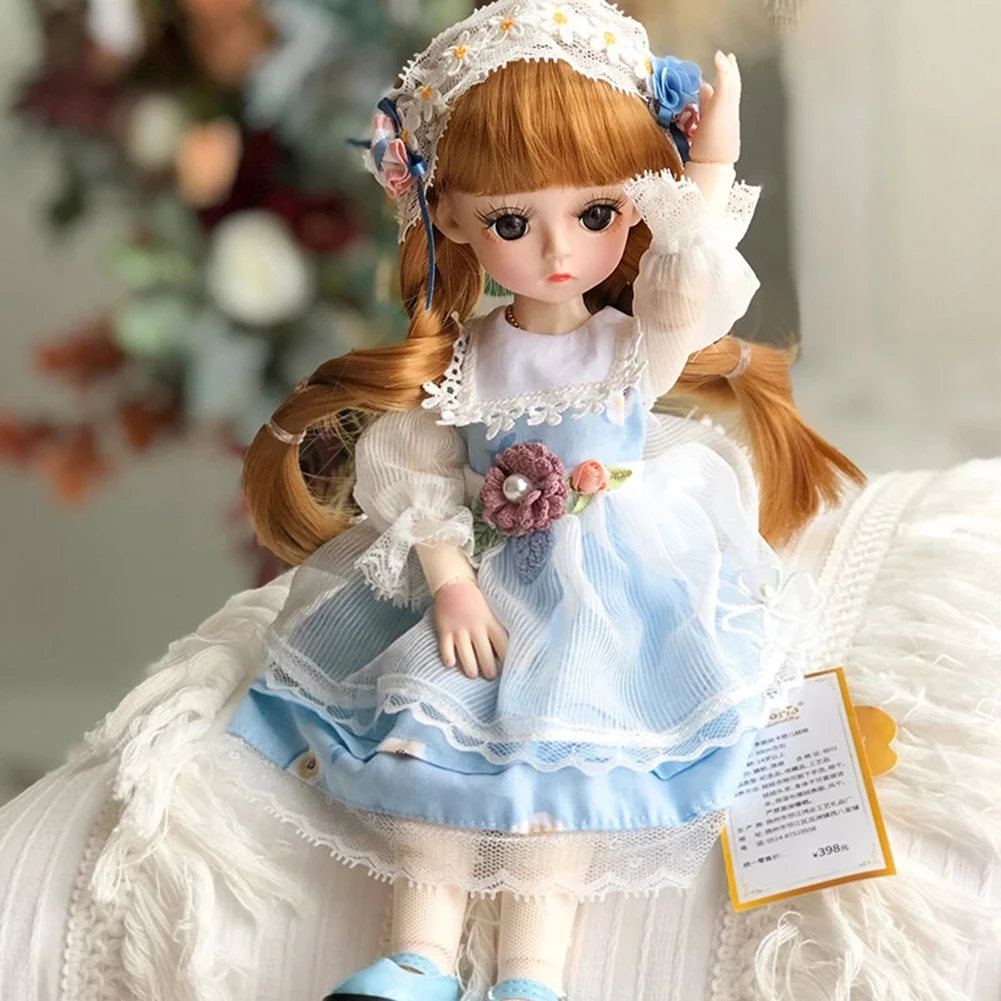 

Шарнирная кукла 30 см с 15 подвижными суставами, кукла со сменным париком, 1/6 интерактивные куклы, куклы с платьем принцессы для девочек, подар...