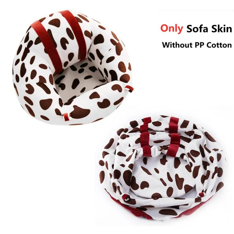 Only SkinCow Милый мультяшный кожаный диван для младенцев, детское кресло, чехол для дивана, сидение, обучающее кресло, моющееся, только чехол на молнии, без полипропилена, хлопок - Цвет: Only SkinCow