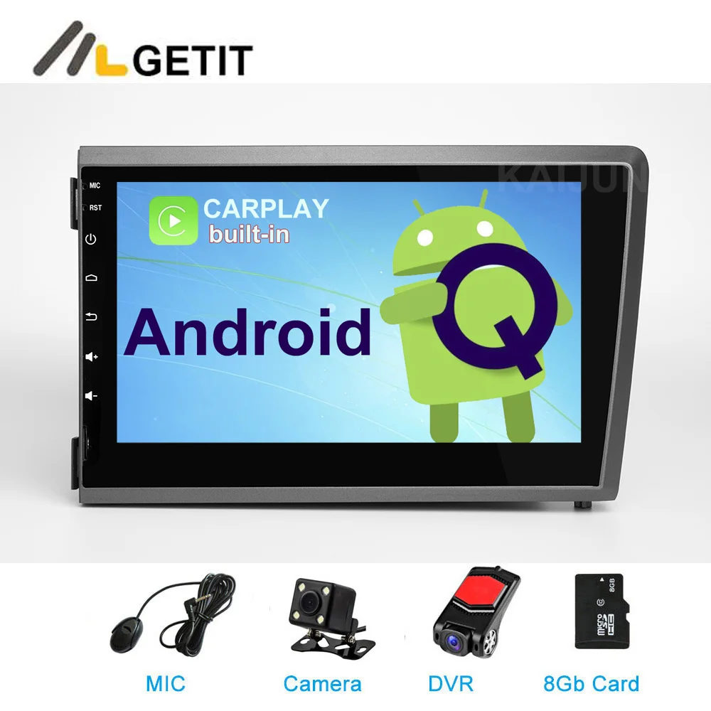 Автомагнитола CARPLAY мультимедийное радио DVD GPS DSP Android 10/Q для Volvo XC70 S60 V70 2000 2004 с Wi Fi BT