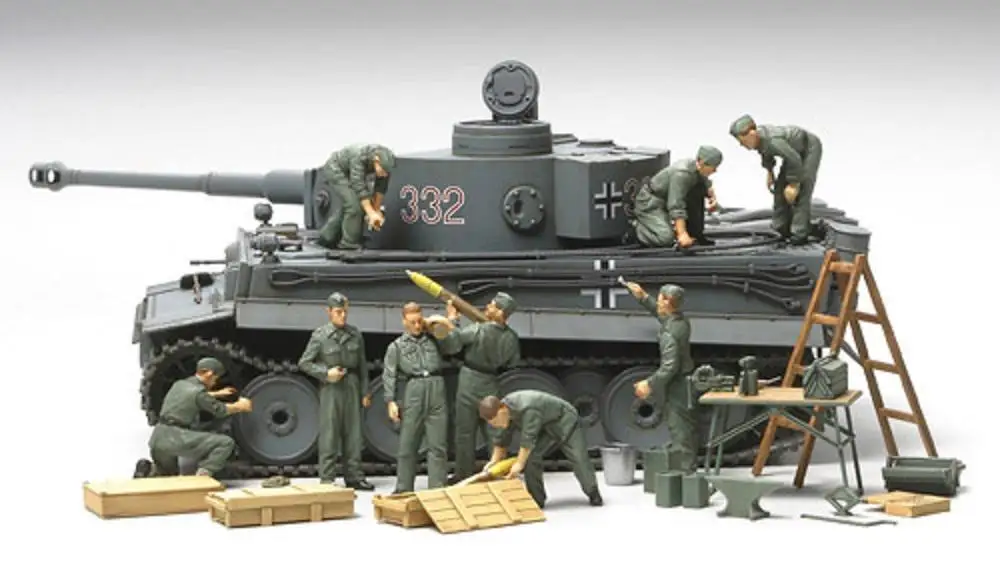 

TAMIYA 32547 1/48 масштаб WWⅡ немецкий набор для обслуживания экипажа танка