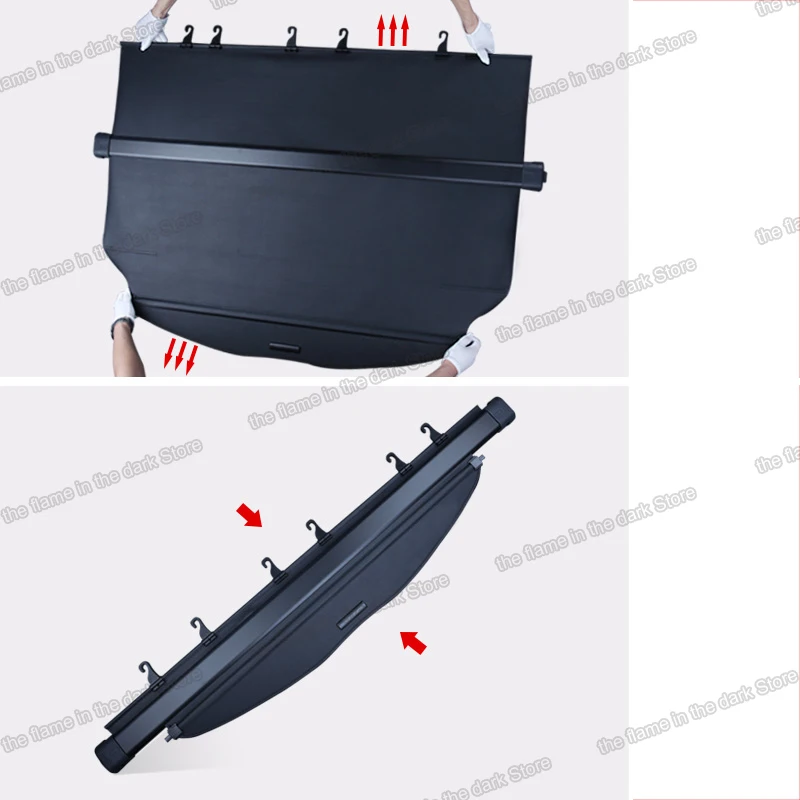 

Lsrtw2017 Car Trunk Curtian Cover for Great Wall Haval F5 H4 H2 2011 2012 2013 2014 2015 2016 2017 2018 2019 2020