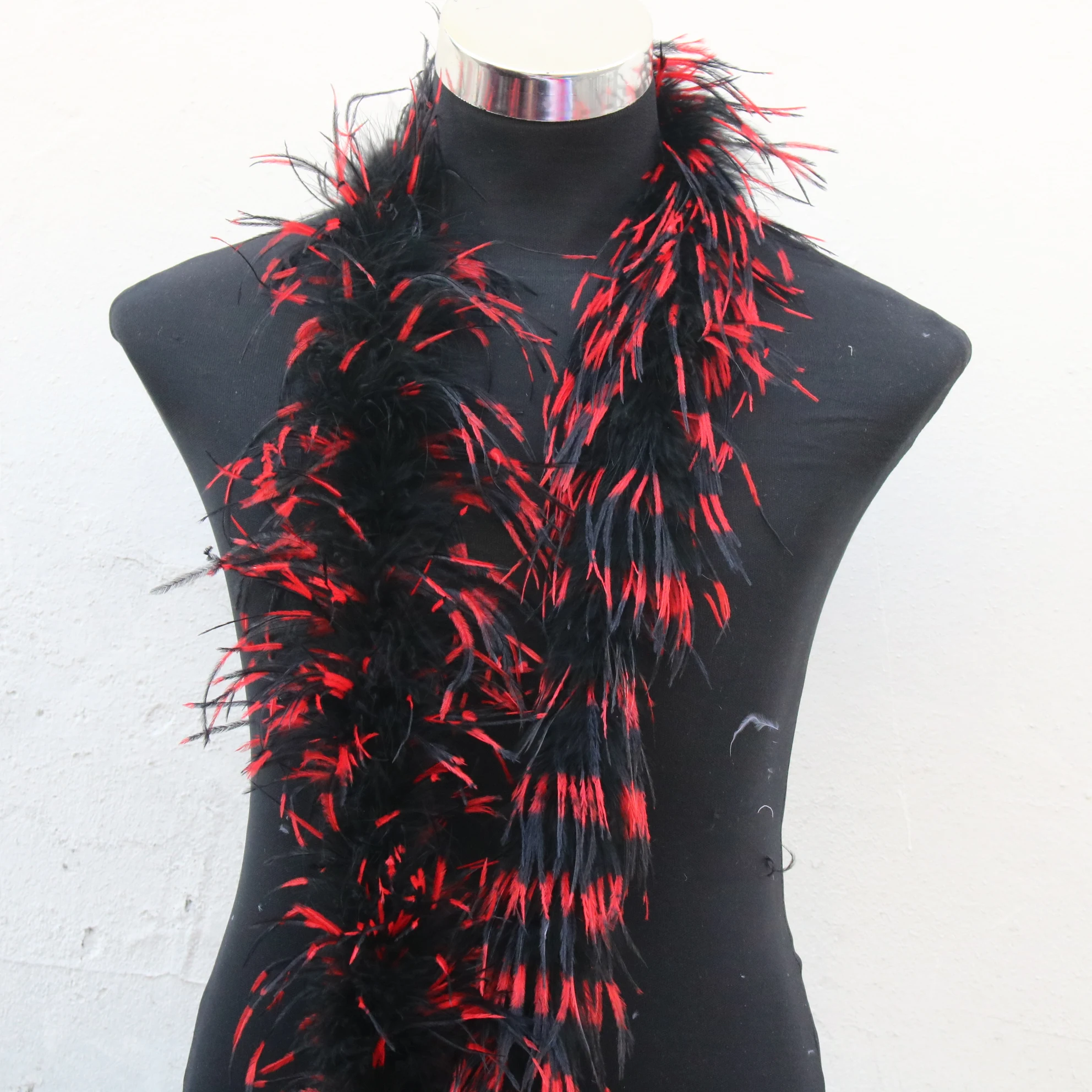 

2 Meter Fluffy Color Ostrich Feather Boa Costume/Shaw/Wedding Dancer party decoration and DIY feathers for crafts plume