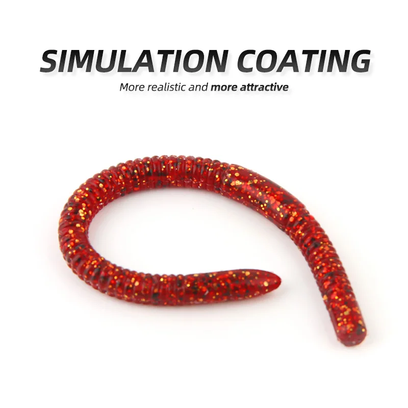 ARDEA fishing Silicone soft lure worms  Silicone Earthworm Artificial Fishing Lures salt bass soft lure Wobblers trout Carp