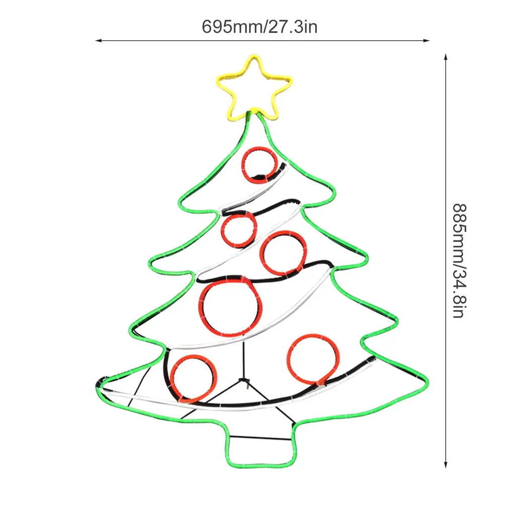 

Neon Sign Light Christmas Tree Shape Design Room Wall Decorations Home Love Ornament Coffee Bar Mural Crafts