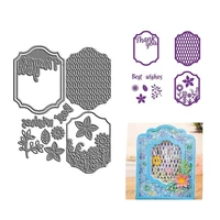 new2021 metal cutting dies scrapbooking for paper make 3d layered flower die cover album background embossing frames craft stamp