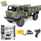 WPL B-24 116 военный грузовик с дистанционным управлением, привод на 4 колеса, радиоуправляемая модель автомобиля, машина для скалолазания, игрушка для мальчика
