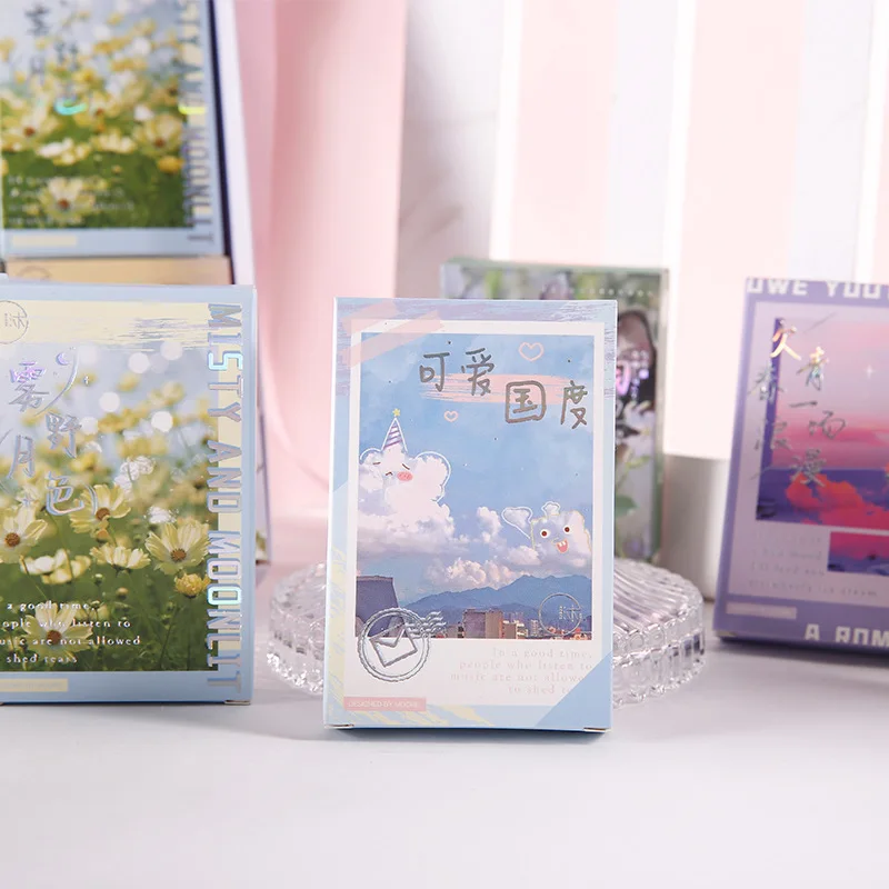 Бумага для заметок креативный и свежий спичечный коробок романтическая Круизная