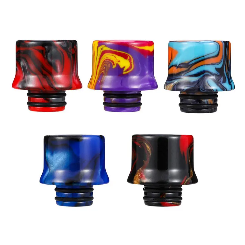 

Resin 510 Drip Tip Snakeskin Epoxy Drip Tip Colorful Mouthpiece For RDA RTA Atomizer Accessories Electronic Cigarette Holder
