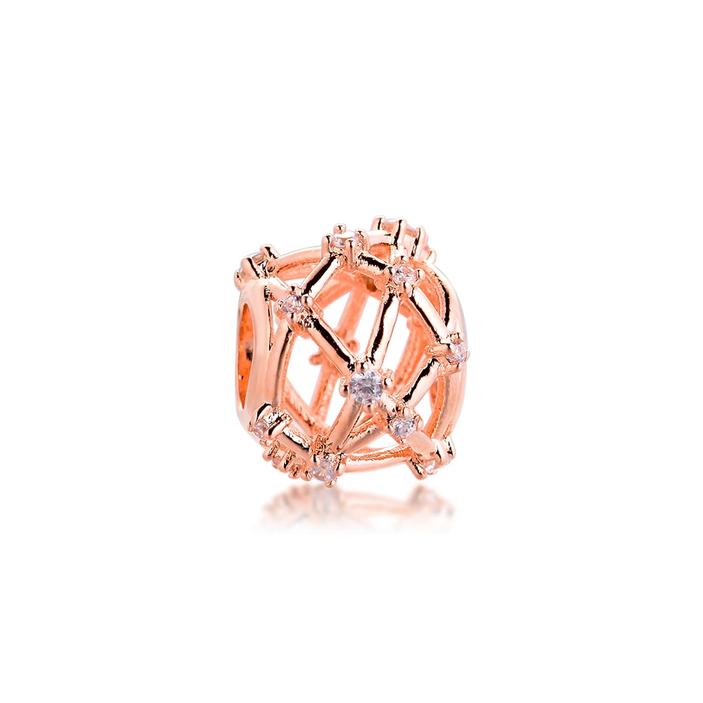 

GPY Рождественская Роза открытая Звезда шармы 925 Оригинальный подходит для браслета Pandora Стерлинговое серебро бусины для самостоятельного и...