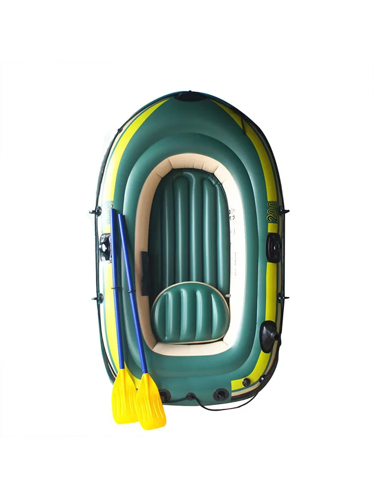 

Inflatable Kayak Boat Set PVC Heavy Duty Fishing Air Kayak Canoe Set For 3 Person