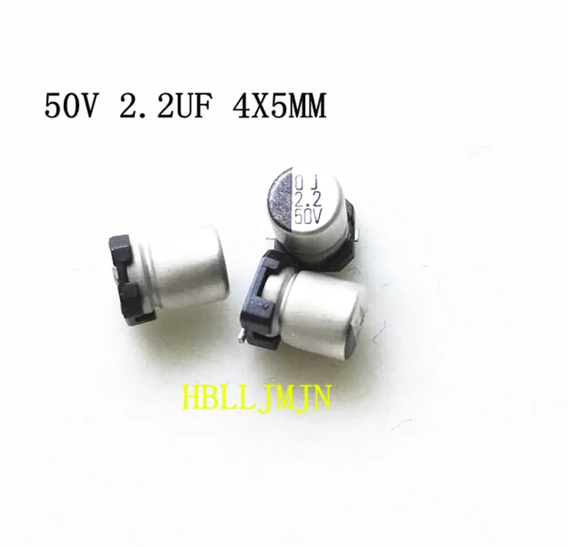50 шт. в 2 мкФ 4*5 мм чип SMD Алюминиевые Электролитические Конденсаторы ZJ|electrolytic