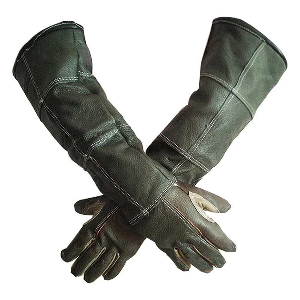 

Thicken Leather Anti-bite gloves tactical animal training feeding for dog cat snake eagle bite anti-scratch protect safety glove