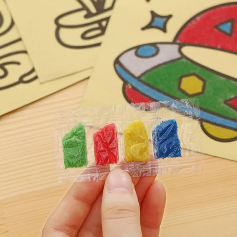 1/5/10pcs Creative Children's Sand Painting Set Cartoon Educational Toys Free Colored Student | Игрушки и хобби