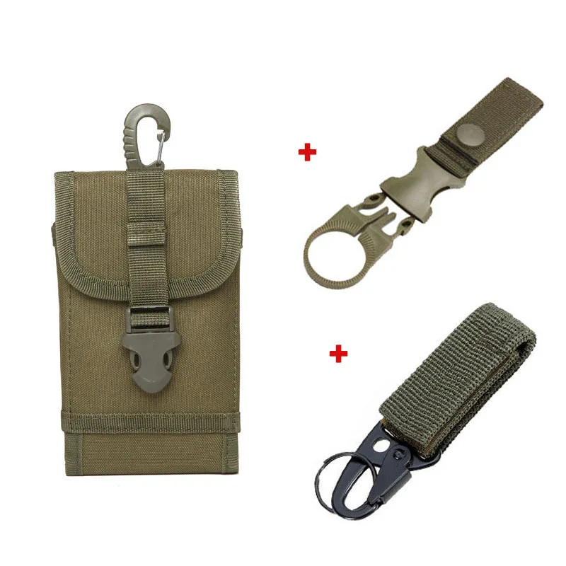 Three-piece Сумка Molle для военного тактического рюкзака Охотничьи аксессуары Сумка плечевой ремень рюкзак армейский пояс боевой ремень пакет клип - Цвет: Three-piece