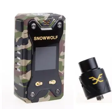 arygreen kit SIGELEI SNOWWOLF диапазон макс 230 Вт Vape мод и RDA танк электронная сигарета комплект Xfeng мод комплект Vaporizador - Цвет: arygreen kit