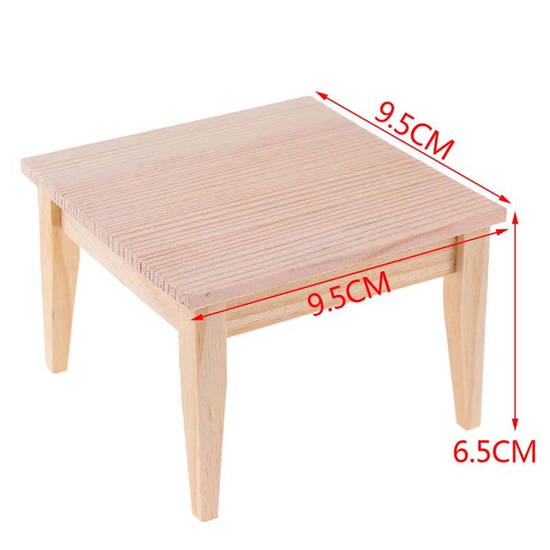 

Simulation Mini Dining Table Furniture Model Toys For Doll House Decoration 1/12 Dollhouse Miniature Accessories