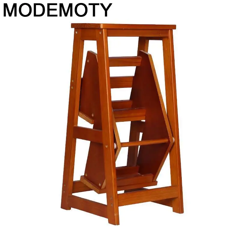 

Cocina Bathroom For Elderly Escalera Plegable Folding Indoor Tangga Lipat Wood Chair Escaleta Ladder Stepladder Step Stool