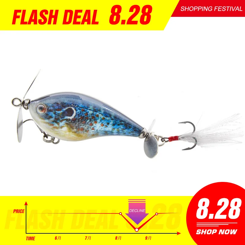 HuntHouse fishing whopper plopper рыболовные снасти высшего качества жесткая наживка Topwater приманка реквизит кривошипная приманка шум и брызг Пресноводная
