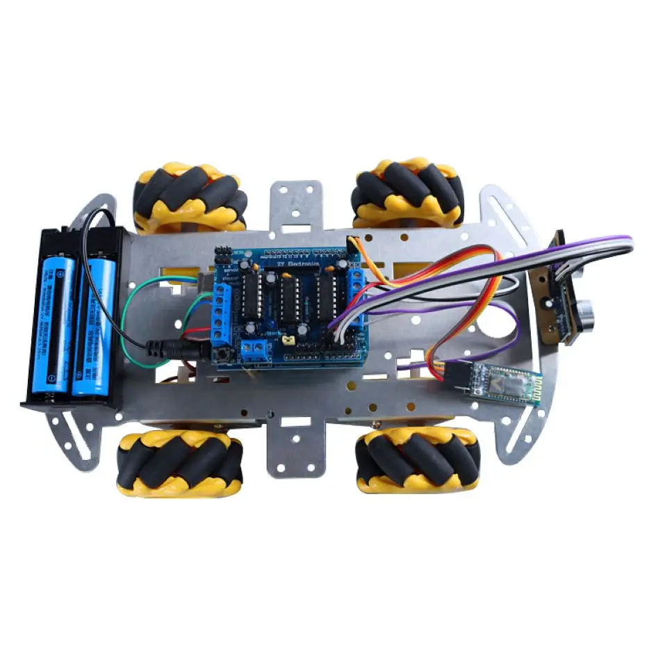 

Zhiyitech Smart Robot McNamum Wheel Car Kit for Arduino Uno Programming Robotics Stem Educational Learning Set Fun Kits For Kids