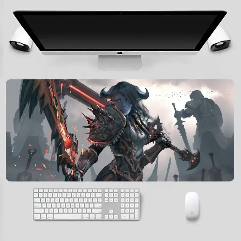 

world of warcraft game Customized laptop Gaming mouse pad Game Office Work Mouse Mat pad X XL Non-slip Laptop Cushion mouse pad