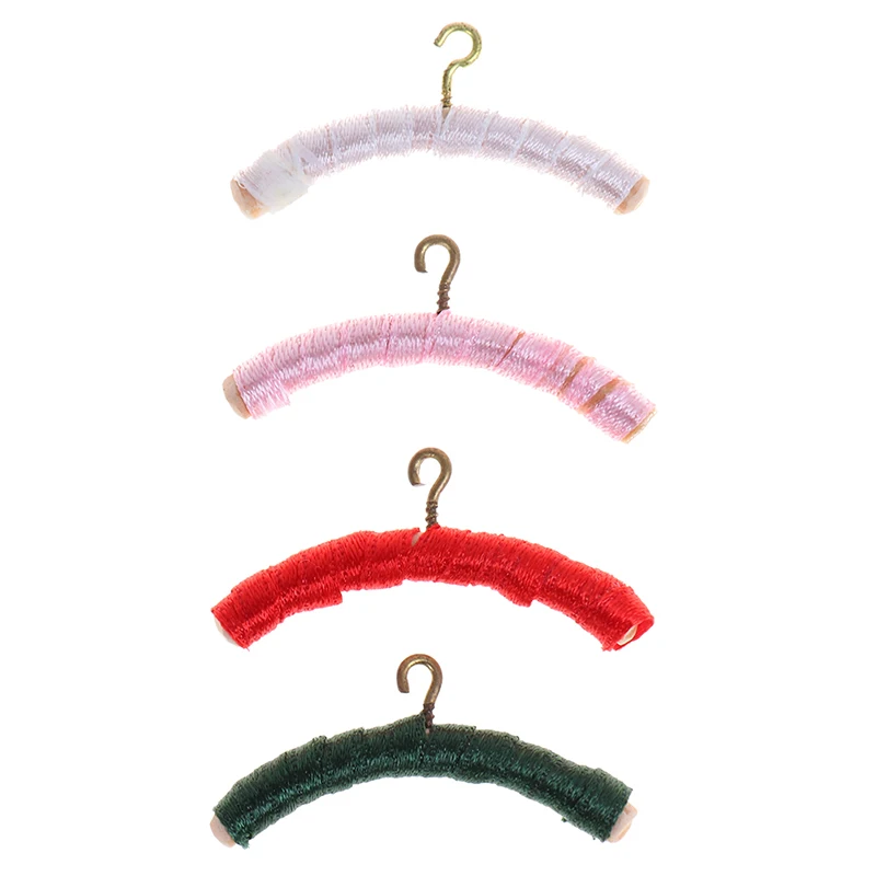 4 шт./компл. 1/12 весы кукольный домик миниатюрная мебель мини Вешалки для одежды