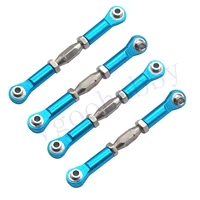 4pack metal alloy rc turnbuckle rod steering linkage servo link pull rod tie rod for redcat volcano epx hpi 94111 110 rc car