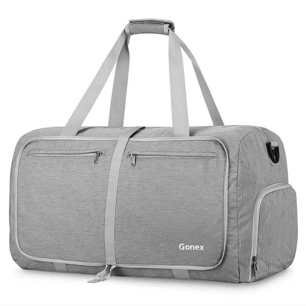 Дорожные спортивные сумки для мужчин модный большой чемодан из полиэстера