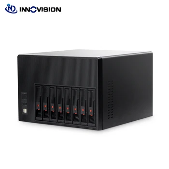 2022 New home storage 8 HDD bays hot-swap case NAS IPFS  chassis max support M-ATX 9.6
