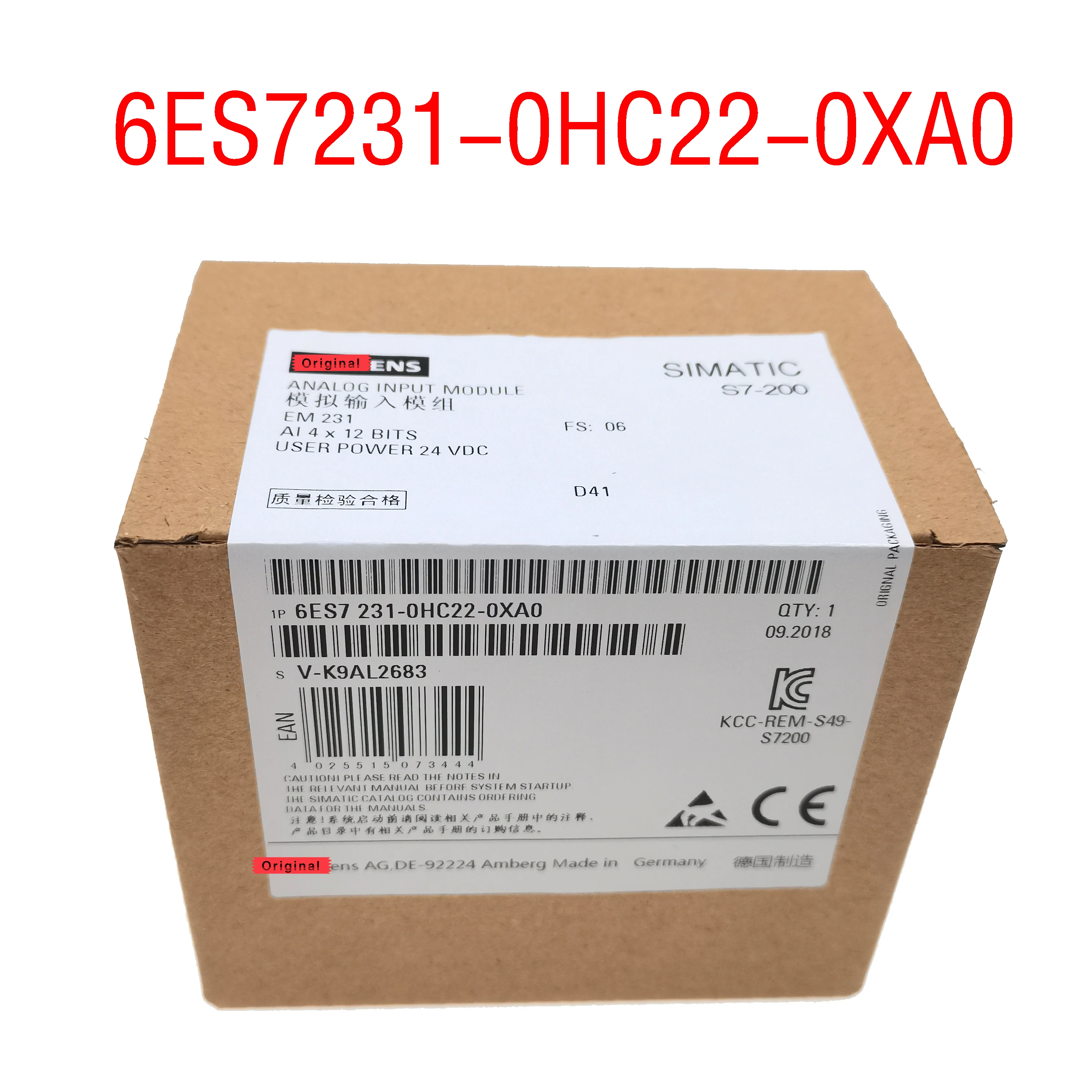 Фирменная новинка оригинальный 4 канальный Вход Аналоговый с ПЛК Модуль