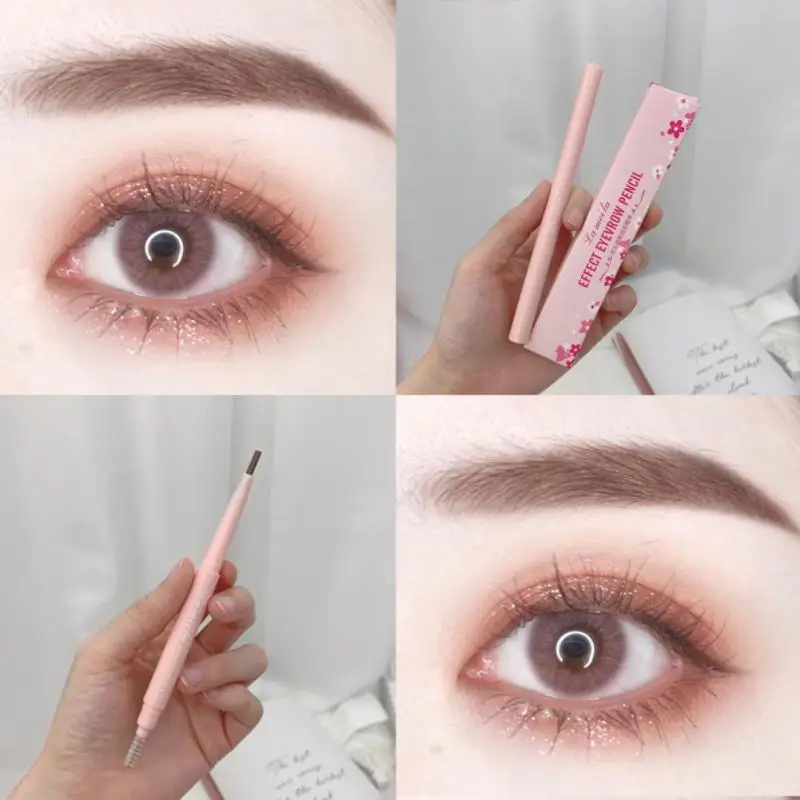 

LAMEILA Triangle Eyebrow Pencil Rotates Brow Definer Long Lasting Waterproof Brown Eye Brow Tint Makeup Cosmetics With Brush