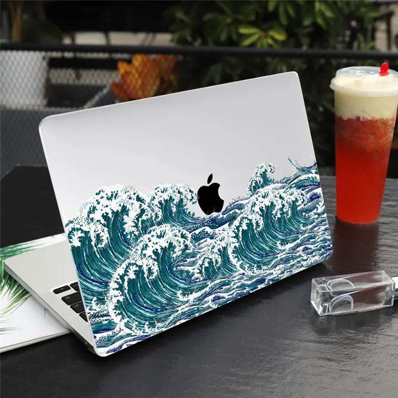 2021 Хрустальный чехол для Macbook Air Pro 13 3 2020 A2338 A2337 M1 Retina 12 15 жесткий с сенсорной