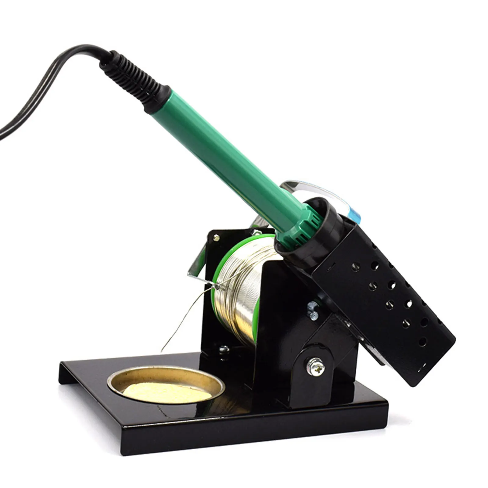 

Soldering Iron Stand Solder Wire Holder Tin Roll Bracket Rack Frame Support BGA Rework Station Welding Tools Accessories Kit Set