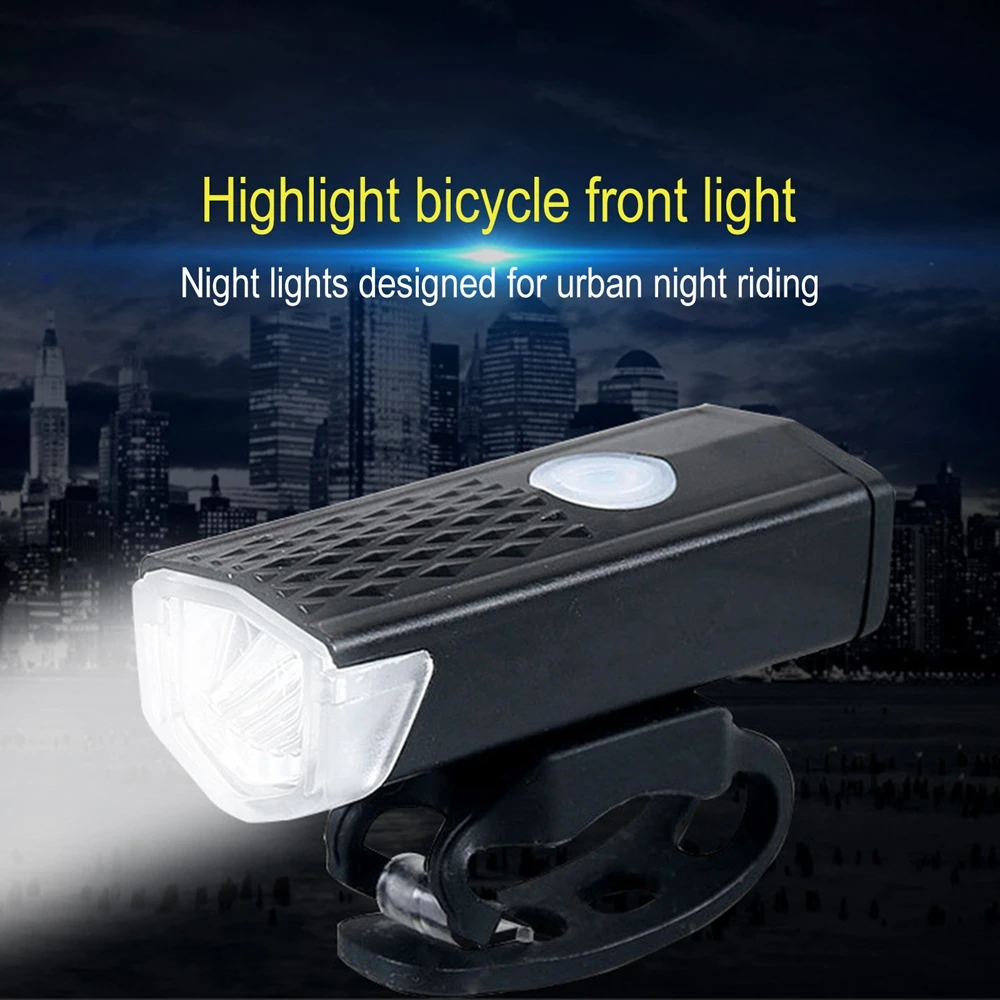 

Bicycle Horn Light Bike Highlight Front Light USB Charging Cycling Safty Waring Headlight Waterproof Riding Lights