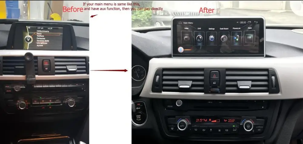 Автомобильный монитор DSP 8 ядер 64 ГБ Android 10 0 для BMW F20 F21 F22 F23 Cabrio F30 F31 F32 F33 F34 F36 F45