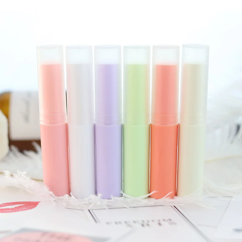 Lip Balm Containers Wholesale Empty Colored Chapstick Tube Private Label Round Stick BPA Free Make Your Own Packaging Holder